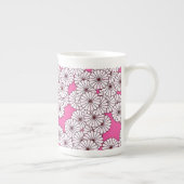 Art-Deco-Blume Porzellantasse (Rechts)