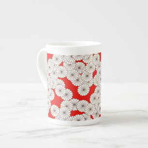 Art-Deco-Blume Porzellantasse