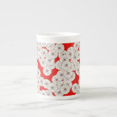 Art-Deco-Blume Porzellantasse (Vorderseite)