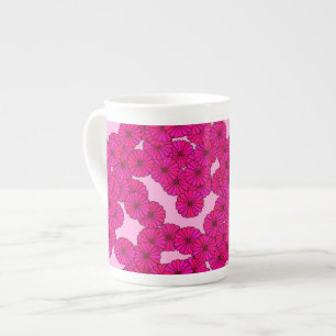 Art-Deco-Blume Porzellantasse