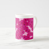 Art-Deco-Blume Porzellantasse (Vorderseite Rechts)