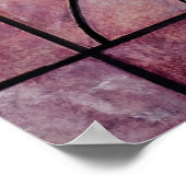 Art-Deco-Blume Poster (Ecke)