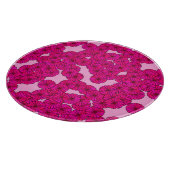 Art-Deco-Blume Schneidebrett (Ecke)