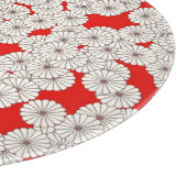 Art-Deco-Blume Schneidebrett (Ecke)