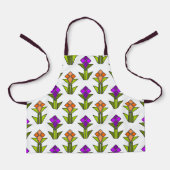 Art-Deco-Blume Schürze (Vorderseite)