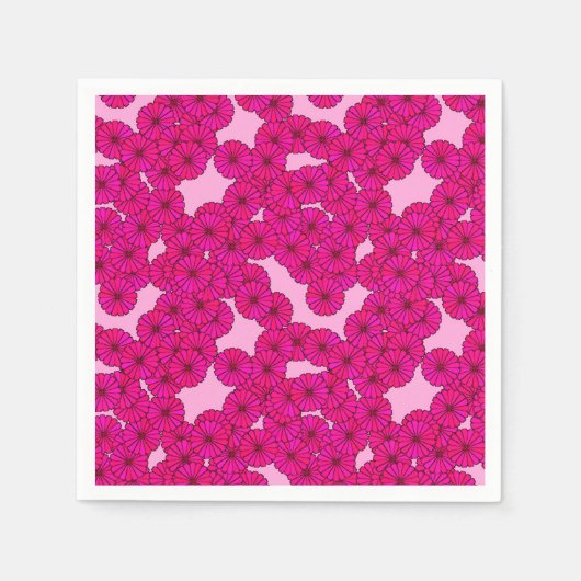 Art-Deco-Blume Serviette (Vorderseite)