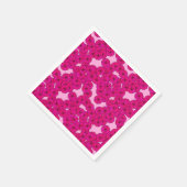 Art-Deco-Blume Serviette (Ecke)