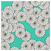Art-Déco-Blume Stoff (Nahaufnahme)