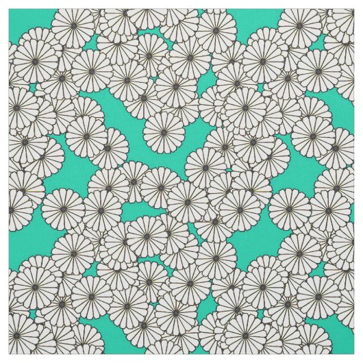 Art-Déco-Blume Stoff (Muster)