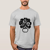 Art-Deco-Blume T-Shirt (Vorderseite)