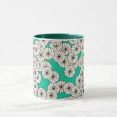 Art-Déco-Blume Tasse (Zentrum)