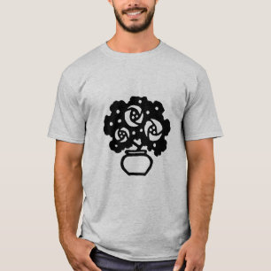 Art Deco Blumen T-Shirt
