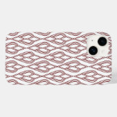 Art Deco Blumenbeete Case-Mate iPhone Hülle (Rückseite (Horizontal))