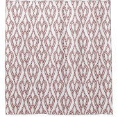 Art Deco Blumenbeete Duschvorhang (Vorderseite)