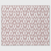 Art Deco Blumenbeete Geschenkpapier (Flach)