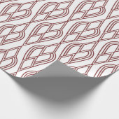 Art Deco Blumenbeete Geschenkpapier (Ecke)