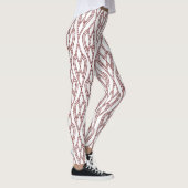 Art Deco Blumenbeete Leggings (Rechts)