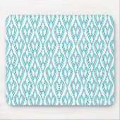 Art Deco Blumenbeete Mousepad (Vorne)