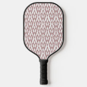 Art Deco Blumenbeete Pickleball Schläger (Vorderseite)