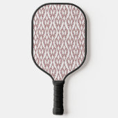 Art Deco Blumenbeete Pickleball Schläger (Rückseite)