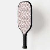 Art Deco Blumenbeete Pickleball Schläger (Links)