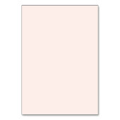 Art Deco Blush, Black & Gold Glam Wedding Tischnummer (Rückseite)