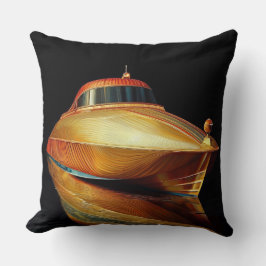 Art Deco Boat Kissen