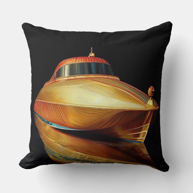 Art Deco Boat Kissen (Vorderseite)