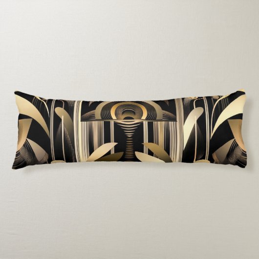 Art Deco Body Pillow Seitenschläferkissen (Vorderseite)