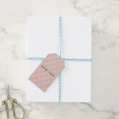 Art Deco Bögen | Elegant "Für Dich" Geschenkanhänger (Mit Garn)