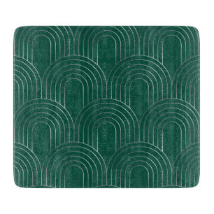 Art Deco Bögen   Elegante moderne Vintage-Schale Schneidebrett