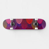 Art Deco Bogen Skateboard (Horizontal)
