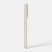 Art Deco Bogenband in Champagner und Elfenbein iPhone Hülle (Rechte Seite)
