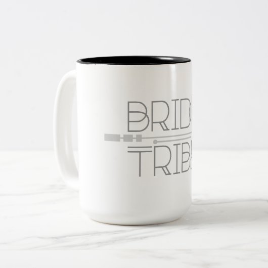 Art Deco Bohemisch Bride Tribe | Pfeil | TASSE (Vorderseite Links)