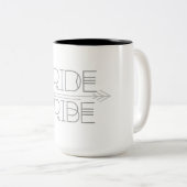 Art Deco Bohemisch Bride Tribe | Pfeil | TASSE (VorderseiteRechts)