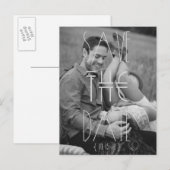 Art Deco | BOHEMISCH | SAVE THE DATE Ankündigungspostkarte (Vorne/Hinten)