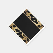 Art Deco Border Gold Serviette (Ecke)