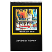 Art Deco Boston Swan Boats Kalender (Titelbild)