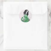 Art Deco Braut Aufkleber (Tasche)