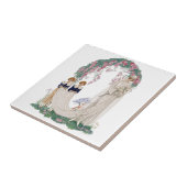 Art Deco Braut Fliese (Seite)