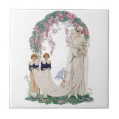 Art Deco Bride Fliese (Vorderseite)