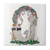 Art Deco Bride Fliese (Vorderseite)