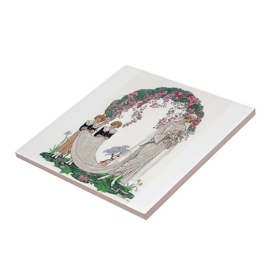 Art Deco Bride Fliese (Seite)