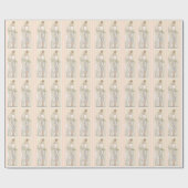 Art Deco Bride Geschenkpapier (Flach)