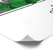 Art Deco Bride Poster (Ecke)