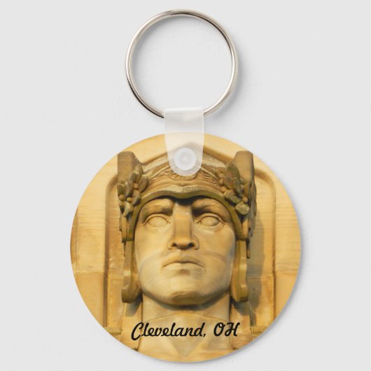 Art Deco Bridge Guardian (Cleveland) Schlüsselanhä Schlüsselanhänger (Vorderseite)