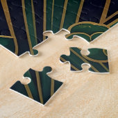 Art Deco Brokkolimuster Puzzle (Seite)