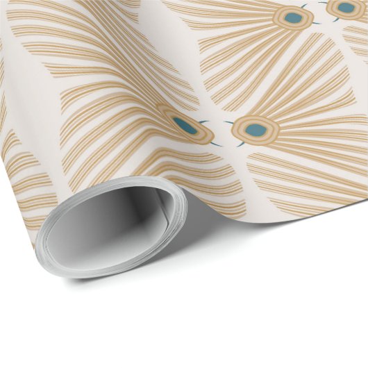 Art-Deco-Bugs Geschenkpapier (Rolleneckpunkt)