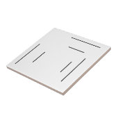 Art Deco Burst Matching Keramik Tile Fliese (Seite)