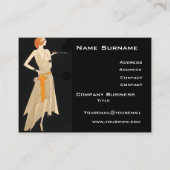 Art Deco Business Card Visitenkarte (Vorderseite)